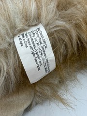 E&J Classic 20” Sitting Plush Cream Orange Cat Shaggy Hairy Furry Prima E & J