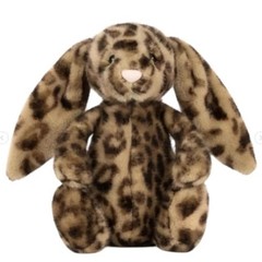 Plush Toy J-C Bonnie Leopard Print Rabbit Doll With Tag Dust Bag Kids Gift