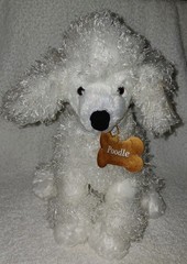 Gotta Getta Gund Poodle Dog Plush White New
