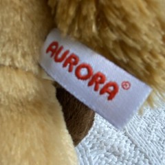 Aurora Tiny Horse Pony Plush Stuffed Animal 7″ Tan Brown White Blaze Travel Size