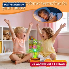 Talking Dancing Cactus – Repeats What You Say Recording Baby Toddler Toy | Baby