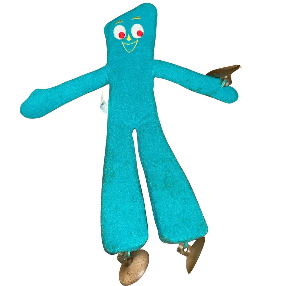 Vintage 1988 Playskool 10” Gumby Plush Window Cling