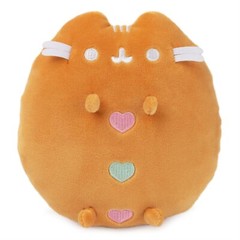 Gund NEW PUSHEEN GINGERBREAD SQUISHEEN Christmas Holiday Plush 6-Inch Cat Kitty