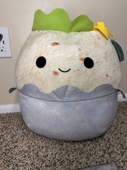 Squishmallows 16” Bernardo Burrito 2022 Kellytoy Plush Hang Tag