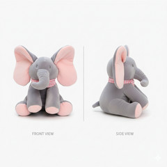 Ellie Pink Elephant Singing Plush Toy Animated Talking Baby Gift