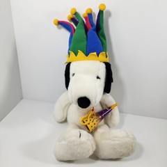 Jester Snoopy Millennium 2000 Plush Limited Macys 25” New Year’s Eve Vintage