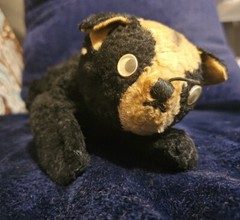 Vintage Gund Skunk Rare Plush Stuffed Foam Rubber 1950s With Missing Tail