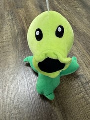 Plants Vs Zombies Linxin Peashooter Rare MIC Tush Plush Rare White String