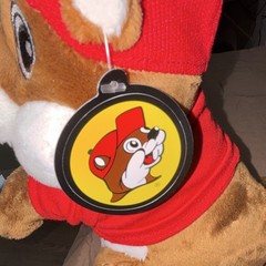 Buc-ee’s Beaver Plush Stuffed Animal 12in Brown/Red/White, Washable