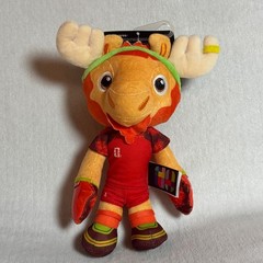 FIFA World Cup Canada Maple the Moose Orange & Red Mascot 9-Inch Plush- New