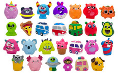 50 Mini Rubber Toys Bulk Party Favors Claw Machine Prizes Classroom Rewards Gift