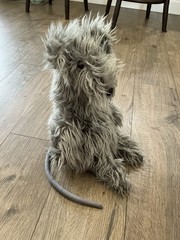 Jellycat Remington Rat Collectible Grey Mouse Soft Scruffy Retired Mice Rare 14”