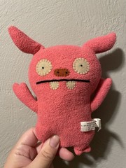 Uglydoll Pink Pig Plush Stuffed Animal approx. 12 inches tall