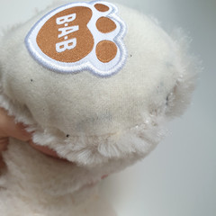 Bulid A Bear Promise Pets Rescue Pup White Brown Dog Puppy Green Blue Eyes Plush