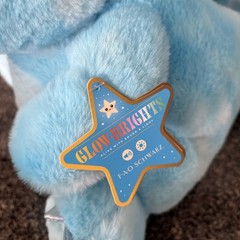 FAO SCHWARZ GLOW BRIGHTS NARWHAL AND BLUE DINOSAUR LOT OF 2 Working