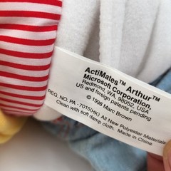 Vintage 1998 Microsoft Actimates ARTHUR Interactive Talking Plush Toy 22”Works