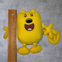 Fisher-Price Wow Wubbzy Plush Stuffed Animal Yellow Curly Tail 2008 N1412 7in