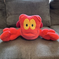 Disney Princess Sebastian Red Crab Plush Stuffed Animal Small 6-14 in Ages 3-7