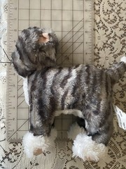 IKEA LILLEPLUTT Gray/ Black/ White Tabby Cat Kitten 9″ Stuffed Animal Plush 2015