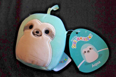NWT 4 ” Inch Squishmallow “Aqua the Sloth” S4 #126