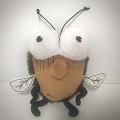 2010 Scholastic Ted Arnold FLY GUY Doll Stuffed Animal 6” Classroom Toy