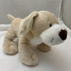 Tawny Pup Tan Brown White HM452 Ganz Webkinz Plush 10″ Lovey Toy No Code