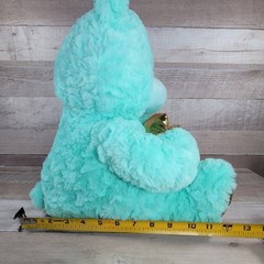 Mint Green Teddy Bear Plush Gold Heart Valentines Day Stuffed Animal Adventure
