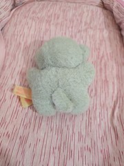 Vintage 1993 TL Toys Pink Doll Carrier Bag Floral w/ Plush Mama Cat & 2 Babies