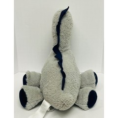 Lambs & Ivy Gray Navy Blue Dinosaur Plush Sherpa 10″ Stuffed Animal Toy