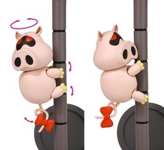 Bellfine Time Bokan Series Yatterman Flattering Pig Approx 390mm Tall 1/1 New JP