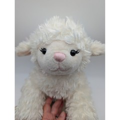 Build A Bear Plush Lamb White Shaggy Sheep Swirl Hooves 2011 12 Inch