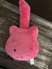 FAO Schwarz Pink Plush Guitar Pillow Rock & Glam Decorative Toy 16″x8″x4″
