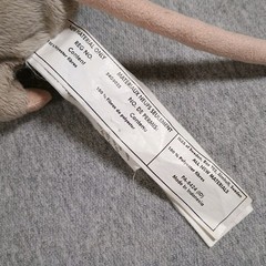 IKEA MINNEN RÅTTA 9″ Grey Rat Plush Stuffed Toy With Tags