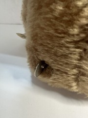 Vintage Dollcraft Industries Stuffed Plush Bear with Wind-Up Music Works