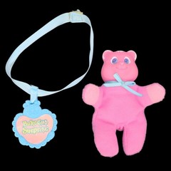 Vintage 1992 Hasbro Baby Cub Surprise Replacement Pink Boy & Collar Necklace
