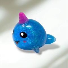 JoeTrend Squishy Squeezeable Pets- Norwalk Blue- Soft Floppy Spongy Mushy Flabby