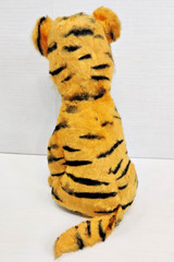 Rushton Company Sitting TIGER Plush Animal Green Eyes Atlanta Ga. VTG 50s-60s