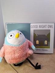 Goodnight Owl Character Book And Plush 8″ Yottoy Greg Pizzoli 2017 Humor