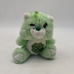 Vintage Kenner 1983 6” Care Bears Good Luck Bear Green Lucky Shamrock Plush!