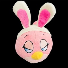 Rare! Angry Birds Stella Bunny Rabbit Ears Pink Plush 2013 Commonwealth No Sound