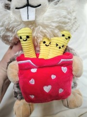 Way To Celebrate Valentines Day Chipmunk & Fries Plush