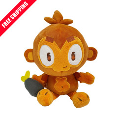 20cm Dart Monkey Plush Toy, Bloons TD Monkey Stuffed Doll, Cute Game Gift**