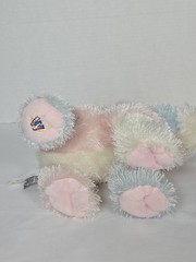 GANZ Webkinz Cotton Candy Bunny Plush HM174 w/Code Retired 2006 Read