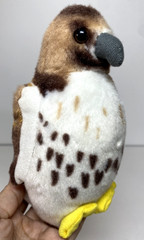 Wild Republic Audubon Red Tailed Hawk Plush Bird Toy Stuffed Animal Sound WORKS