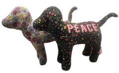 PINK Plush Puppies Floral ‘Peace’ and ‘Love’ [117]