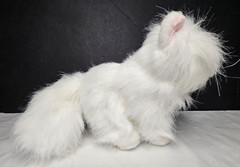 Webkinz White Persian Cat Plush HM110 SEALED CODE 8” Retired Ganz NOS