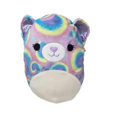 Squishmallows Original 12 inch Jonessa The Purple Psychedelic Tie-Dye Bear 12″