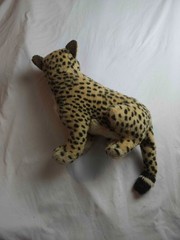 Avanti Wallace Berrie Cheetah Plush Toy 1983 Stuffed Animal Tan Vintage Retro