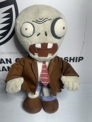 Plants vs Zombies 2014 Zombie With Tie Jazwares Plush 10″ Smoke Free RARE
