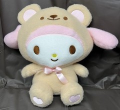 My Melody Wool Boa Bear 11” Plush Round1 Exclusive Sanrio